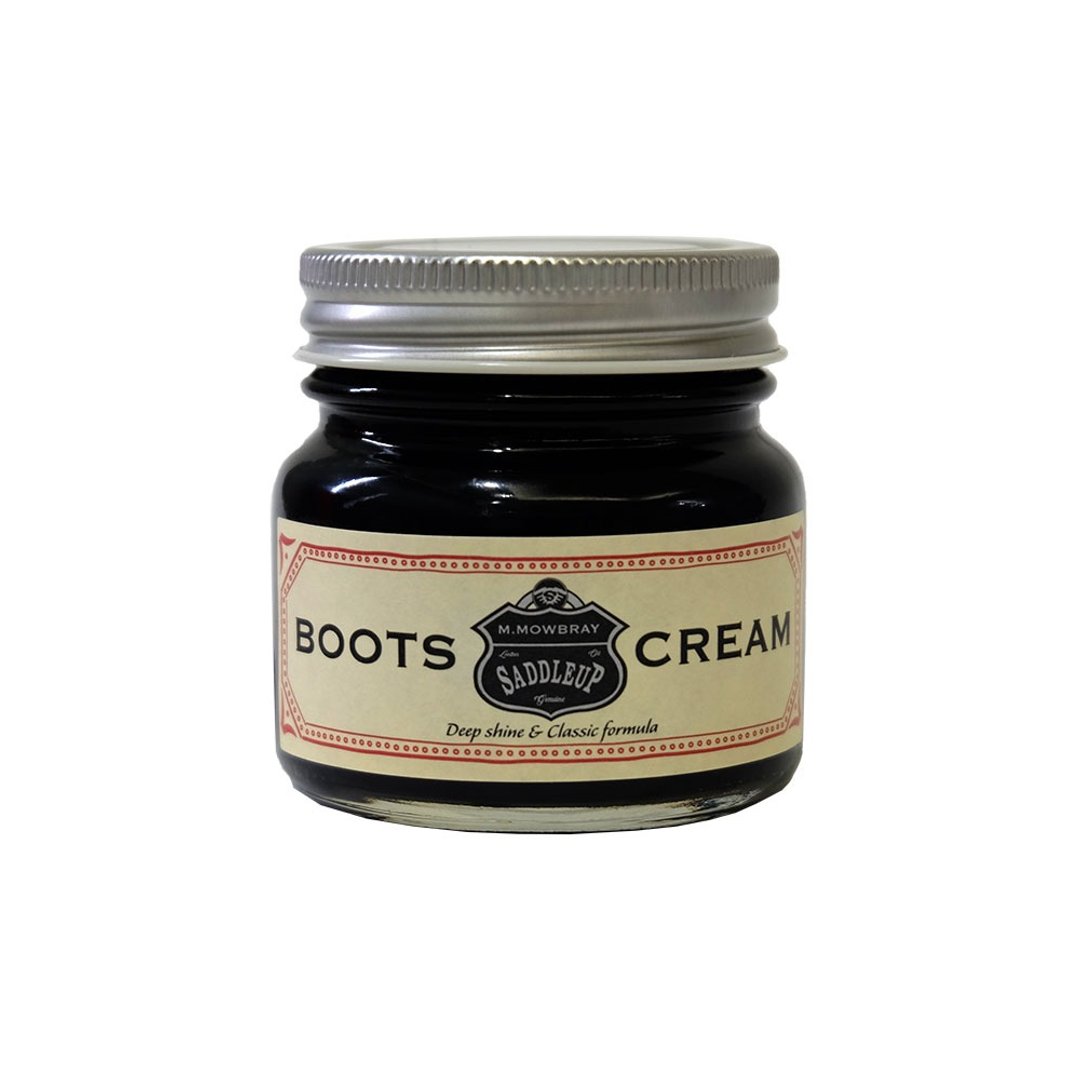 马鞍鞋油 黑色/深红/棕色 BOOTS CREAM 皮靴重机玩家 日本制 60m - 男款靴子 - 玻璃 多色