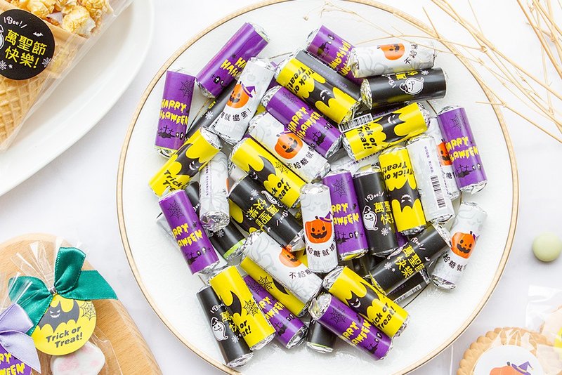 万圣节礼物赠品 Halloween迷你曼陀珠(公版贴纸100条入) 派对分享 - 零食/点心 - 新鲜食材 多色
