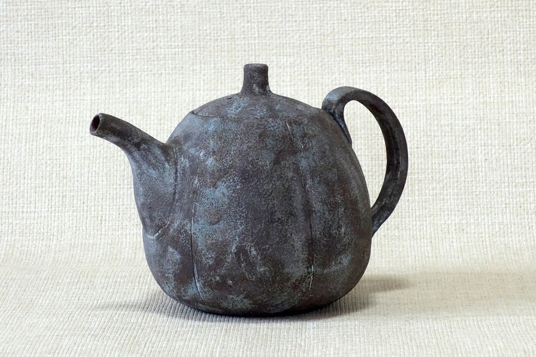 倾倒器，瓜形，蓝色瓷器 - 茶具/茶杯 - 陶 蓝色