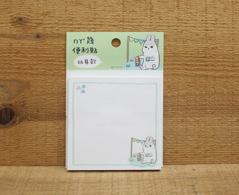 【便利贴】 ㄇㄚˊ几方型便利贴(玩具款)50914 - 便条纸/标签贴 - 纸 白色