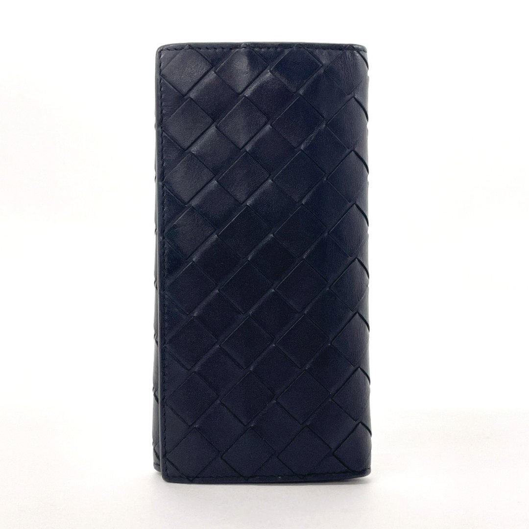 【日本直送 二手美品】Bottega Veneta 钞票夹 长夹 双折长夹 编织皮革 黑色 男士 - 皮夹/钱包 - 真皮 黑色