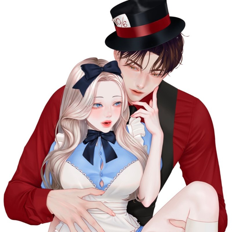 Alice & Mad Hatter - 第一季 - 贴纸 - 纸 多色