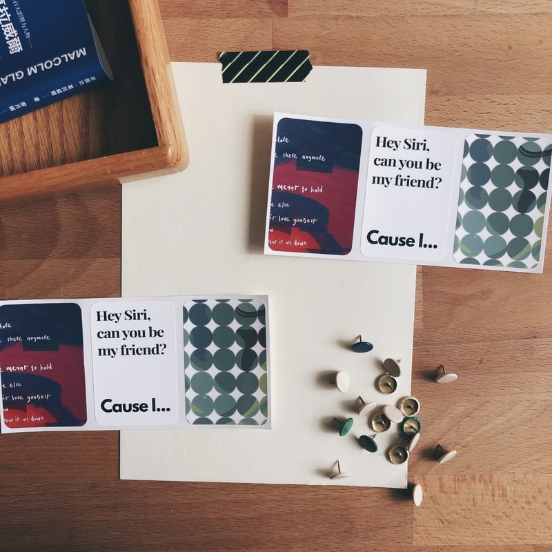 Pick#1 标签贴纸 - 贴纸 - 纸 