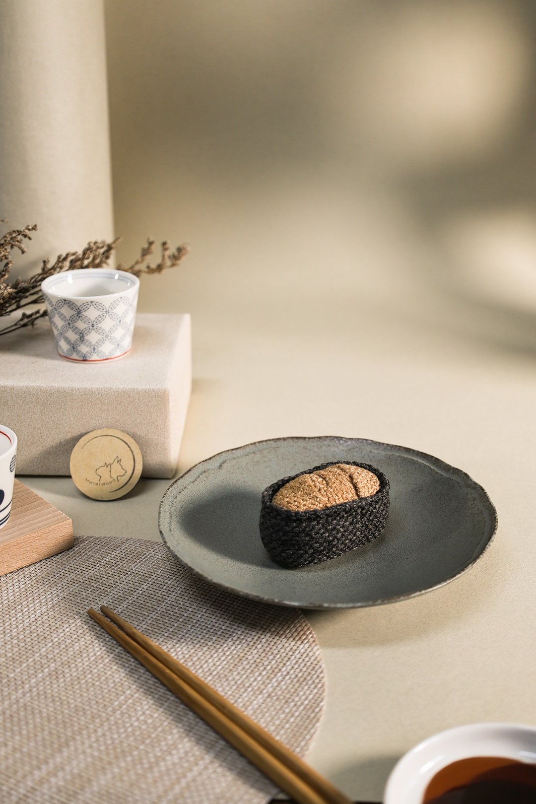 海胆军舰 Sea Urchin gunkan 纯手作 吊饰 家饰 猫咪儿童玩具 日料 - 玩具 - 其他材质 多色