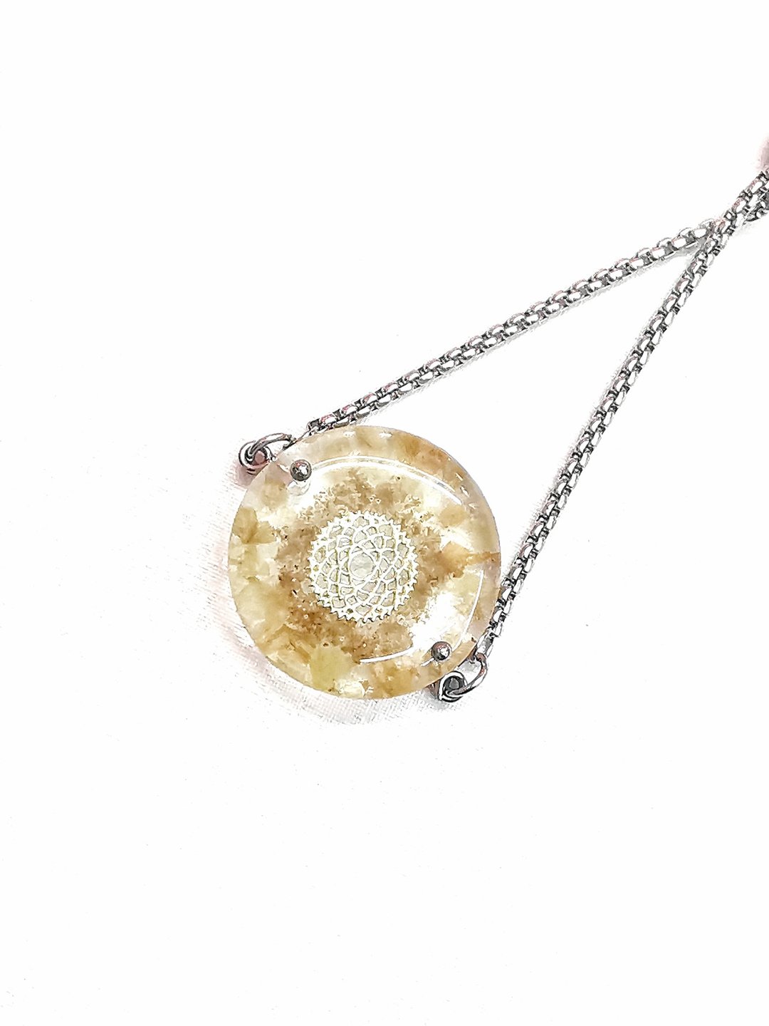 顶轮花精手链 Crown Chakra Hz Floral Bracelet - 手链/手环 - 植物．花 透明