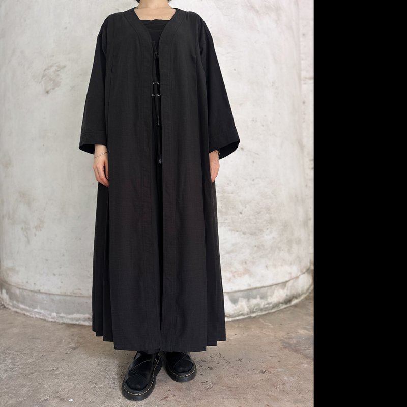 乌木琴键外套/男女同款 - 其他 - 其他人造纤维 黑色