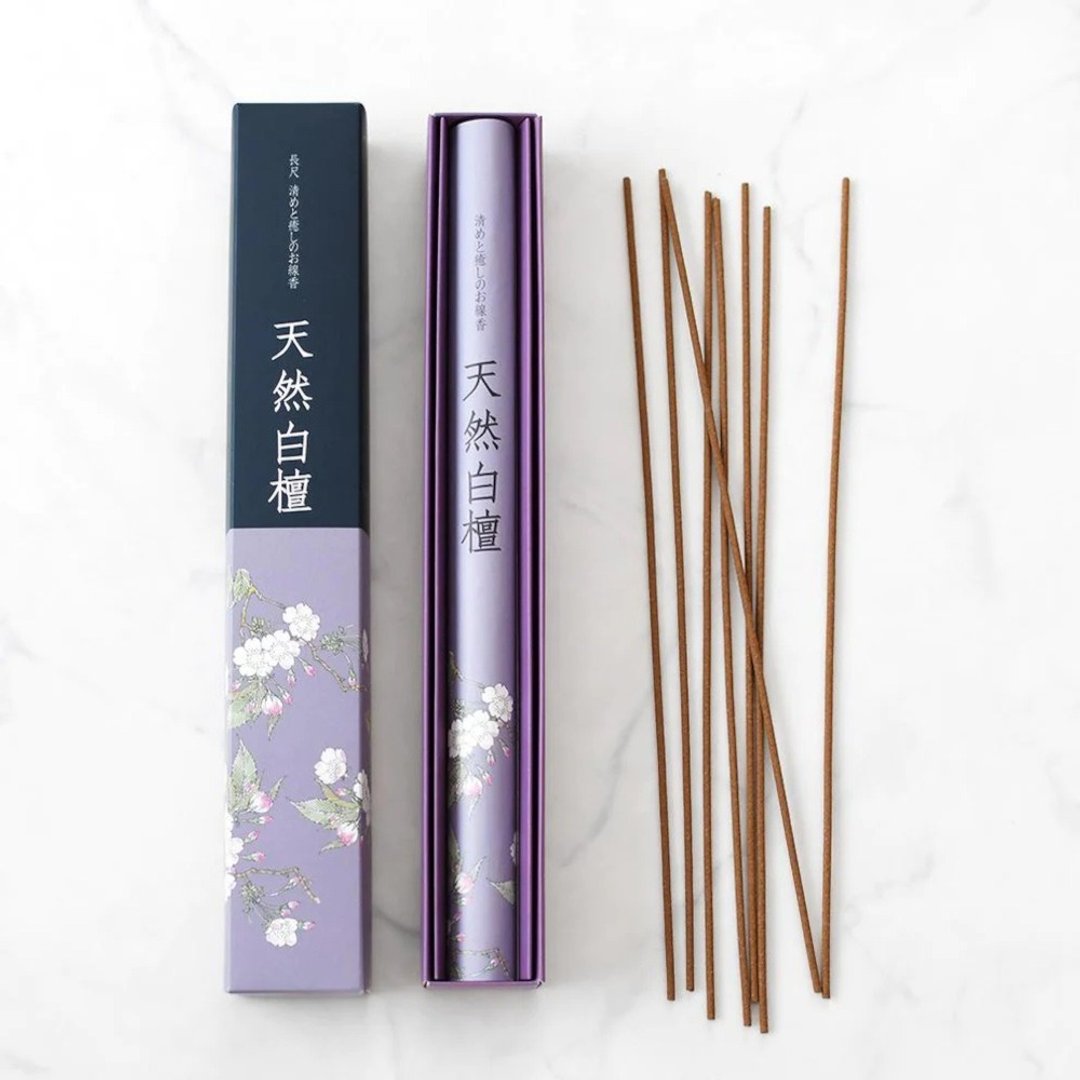 日本【悠悠庵】天然白檀 净化疗愈 长香棒 - 香薰/精油/线香 - 浓缩/萃取物 