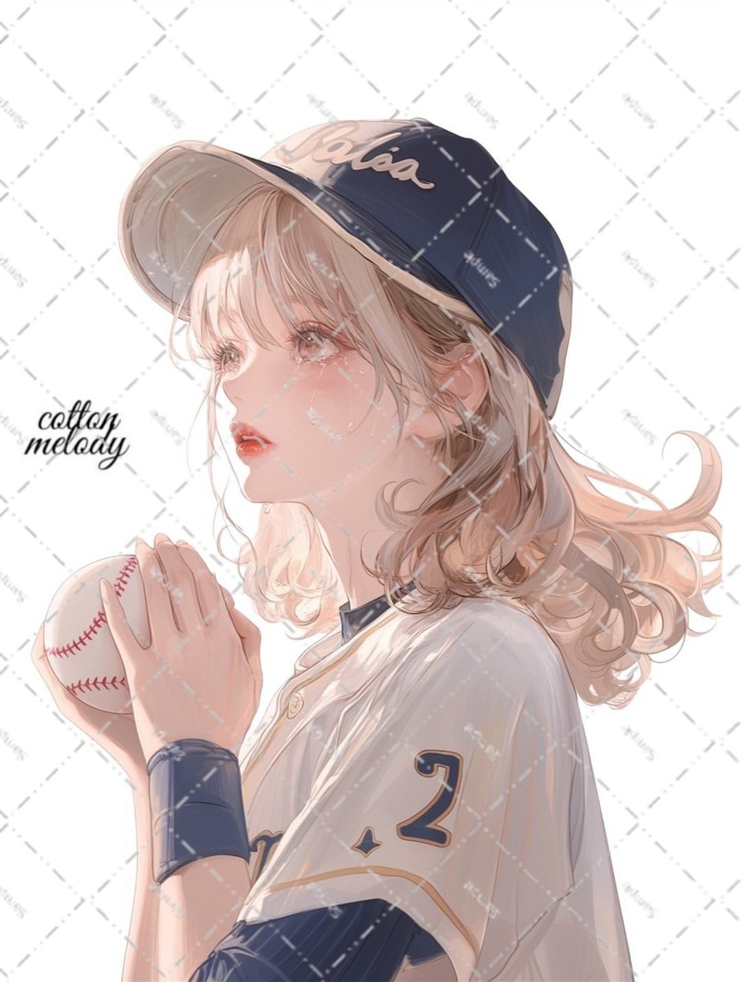 original sticker no.6490 人物贴纸 原创贴纸 人物贴纸 女孩贴纸 原创人物贴纸 - 贴纸 - 纸 