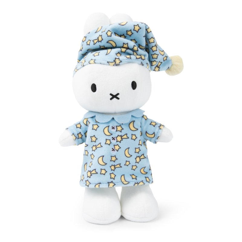 荷兰 Bon Ton Toys | Miffy 米飞兔 娃娃 蓝色睡衣 24cm - 玩偶/公仔 - 其他材质 蓝色