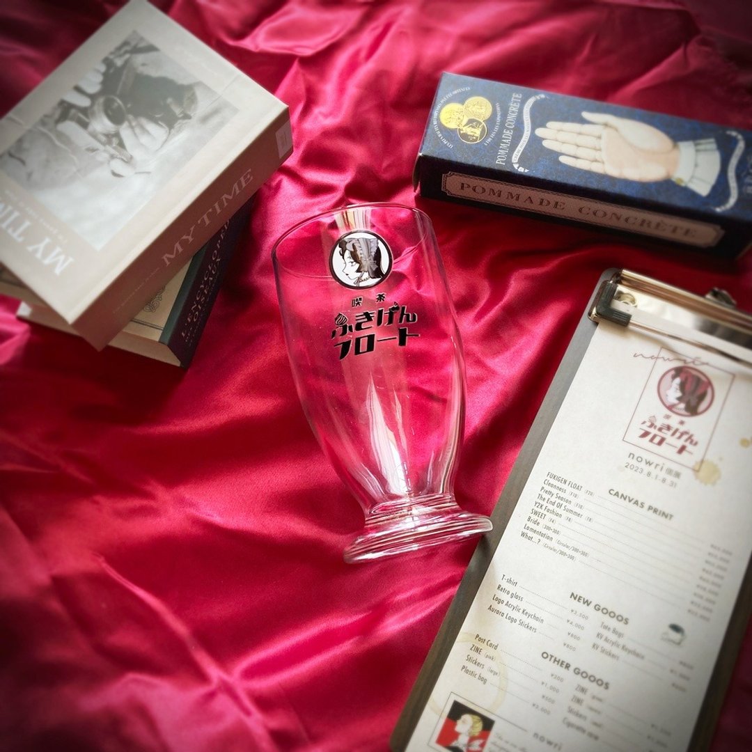 复古眼镜 - 玻璃杯 - 玻璃 黑色