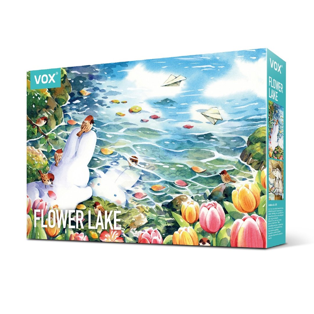 afu拼图(1000片) - 念念湖畔 - 拼图 - 纸 蓝色
