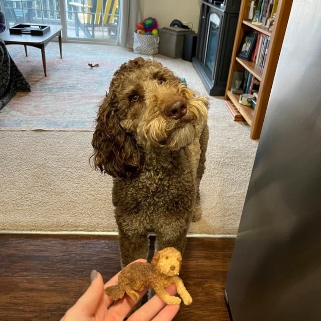 纯手工定制3D宠物艺术娃娃 订制狗狗猫咪毛小孩似颜绘肖像画公仔 - 玩偶/公仔 - 粘土 多色