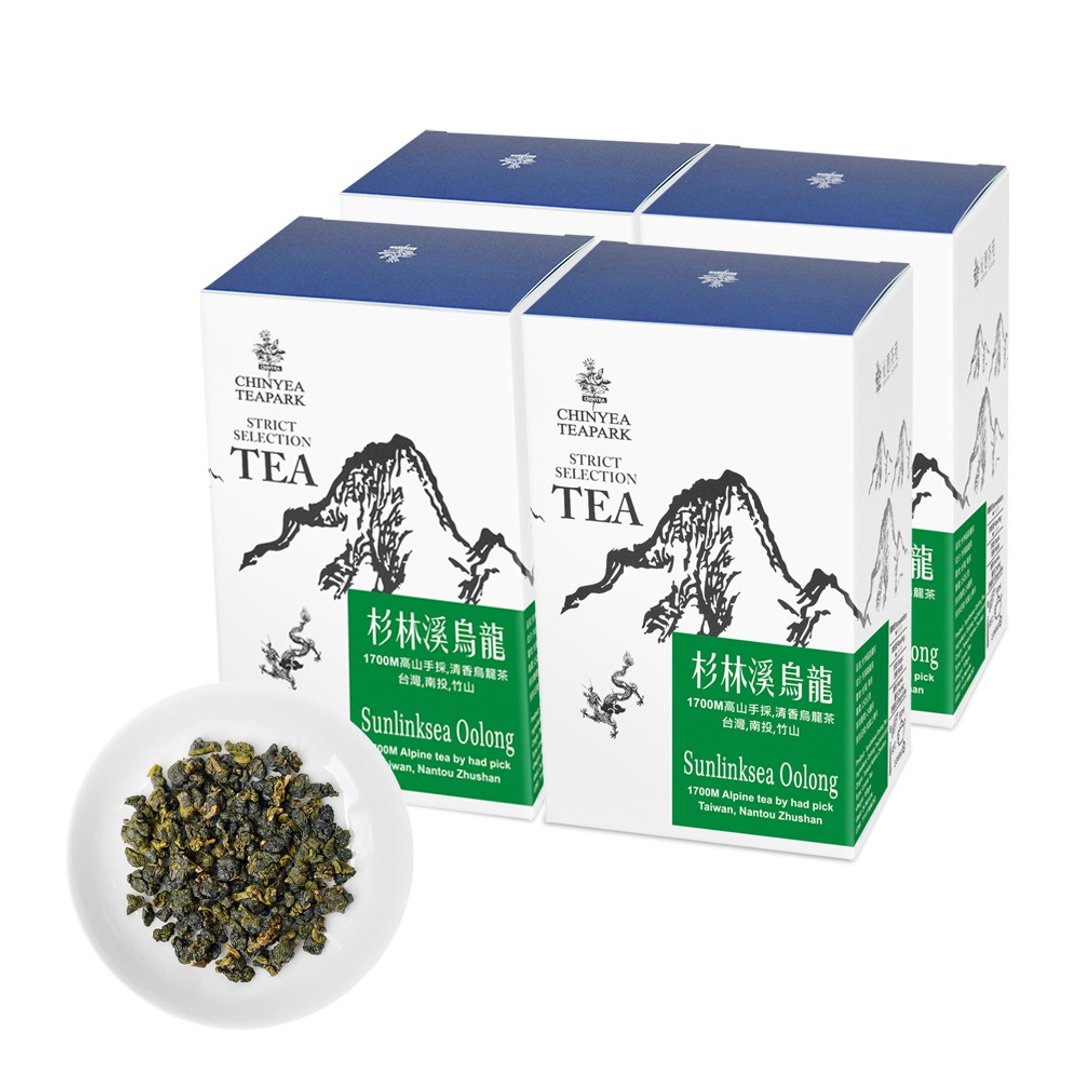 杉林溪乌龙茶4盒特惠组 - 台湾顶级手採高山茶 - 茶 - 其他金属 白色