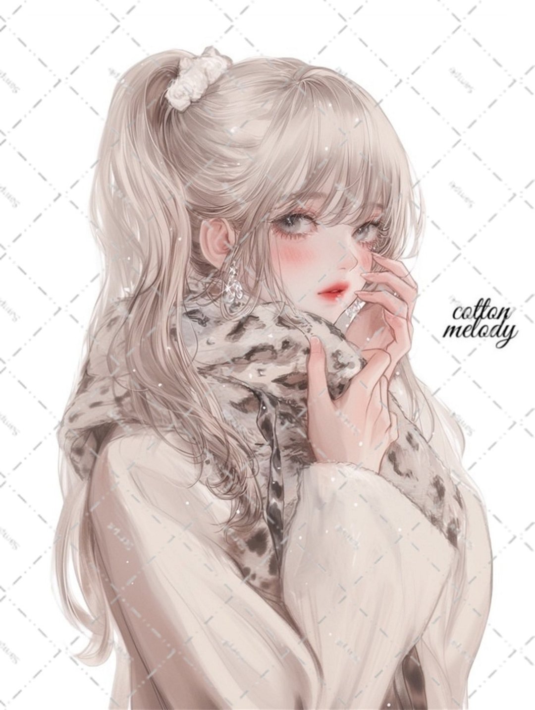 original sticker no.6784 人物贴纸 原创贴纸 人物贴纸 女孩贴纸 原创人物贴纸 - 贴纸 - 纸 