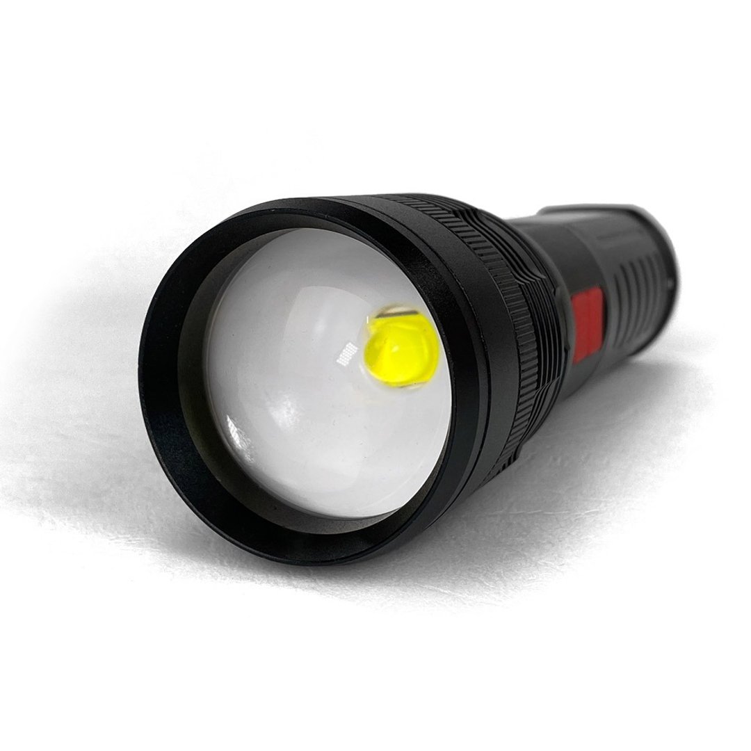 【GREENON】超强光复合式LED手电筒(GSL802) 紧急防灾照明 - 露营用品 - 铝合金 黑色