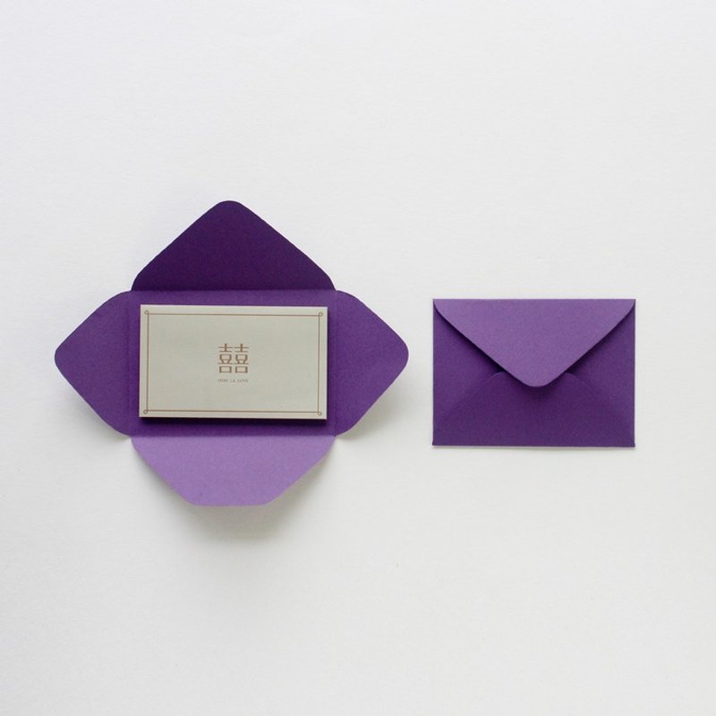 卡片信封(小)-114X83mm 9入套组 - 喜帖 - 纸 