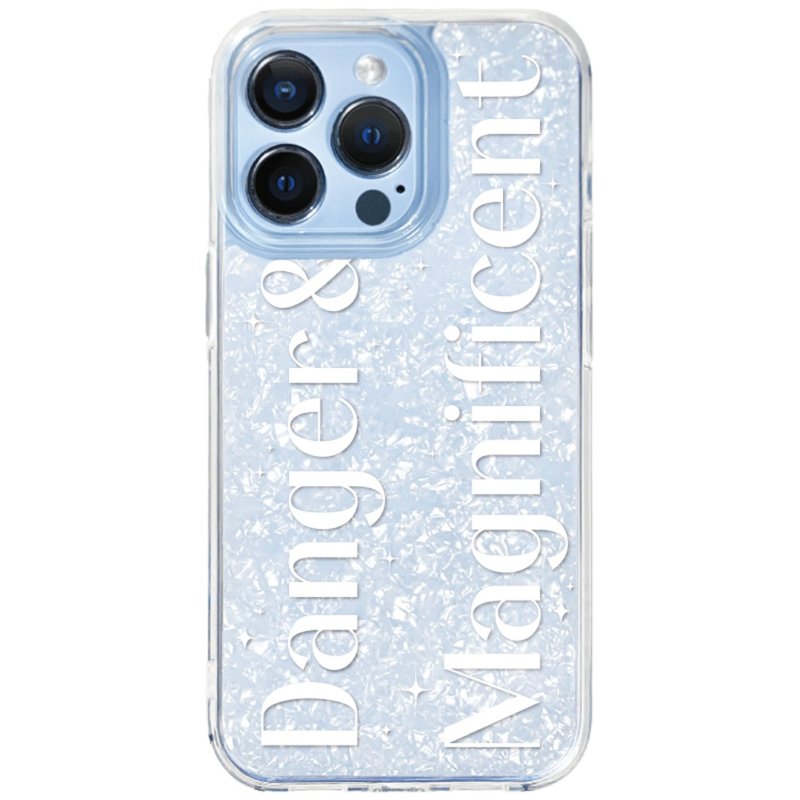 冰雪奇缘 – 自由女神款  iphone 14 13 12 pro max 定制手机壳 - 手机壳/手机套 - 贝壳 透明