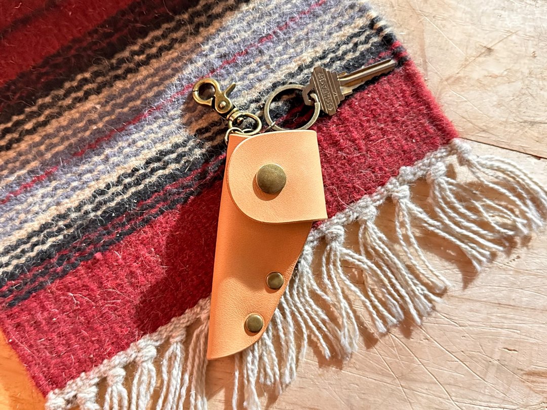 HOLSTER锁匙包 皮革DIY材料包 钥匙包 实用 方便 keyholder 礼物 - 皮件 - 真皮 咖啡色