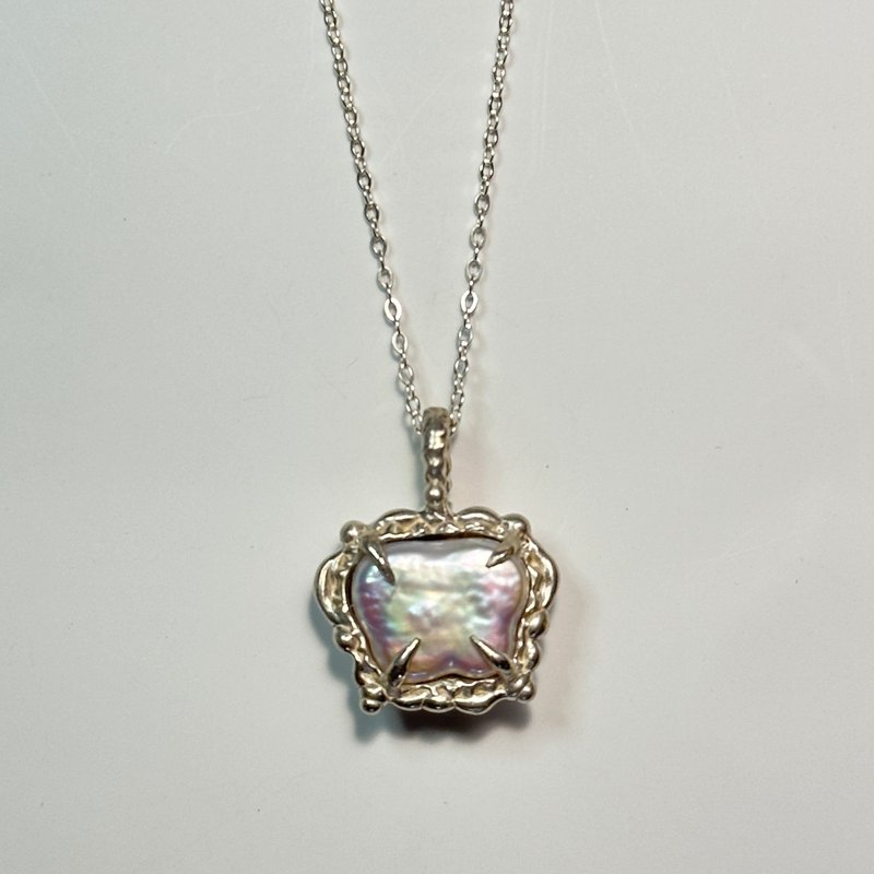 群星点点 - 蝴蝶 - 项链 - 纯银 银色