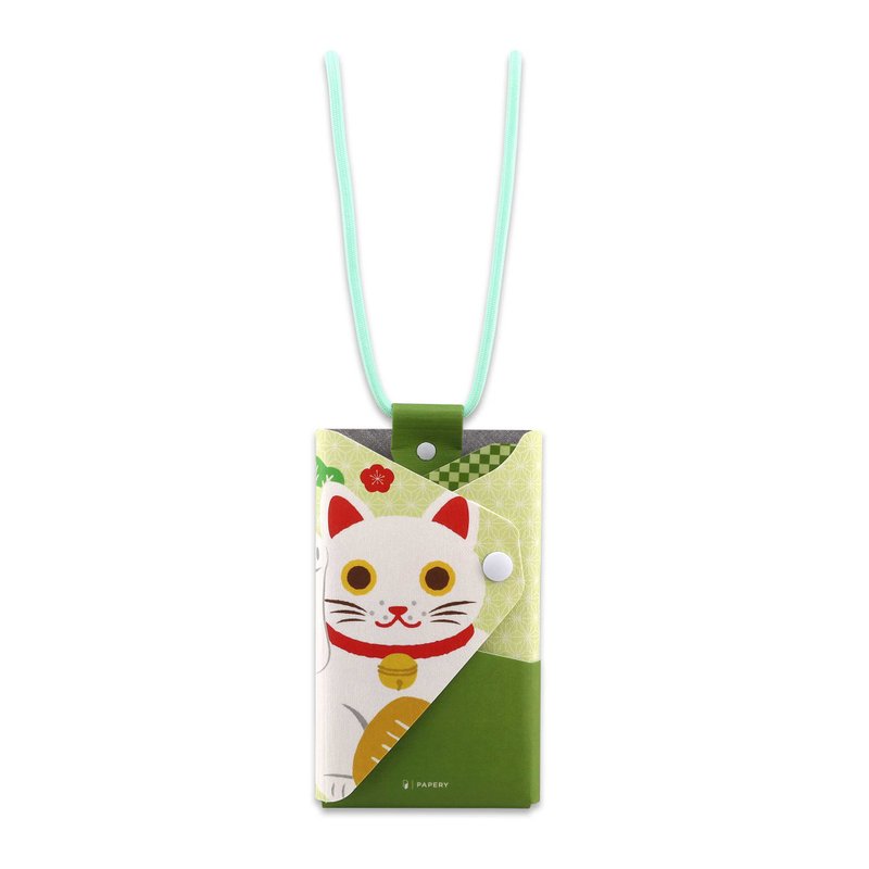 ionSleeve 银离子抗菌收纳夹-旅游系列-日本-招财猫-纯素皮革 - 侧背包/斜挎包 - 其他材质 