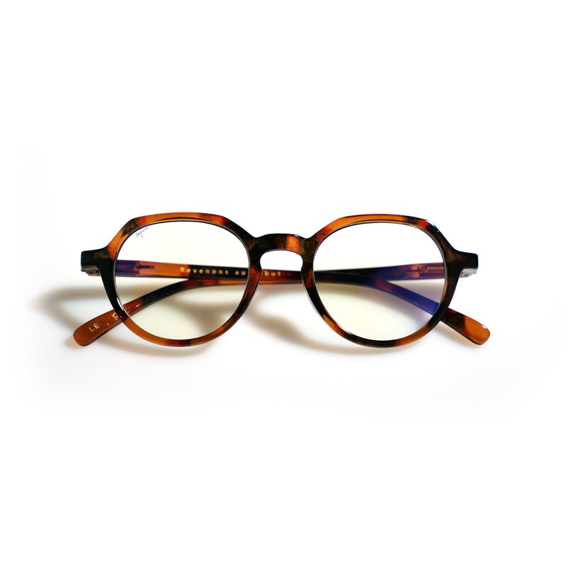 CROWN PANTO GLASSES 成人皇冠型抗蓝光眼镜 - 红棕玳瑁 - 眼镜/眼镜框 - 塑料 多色