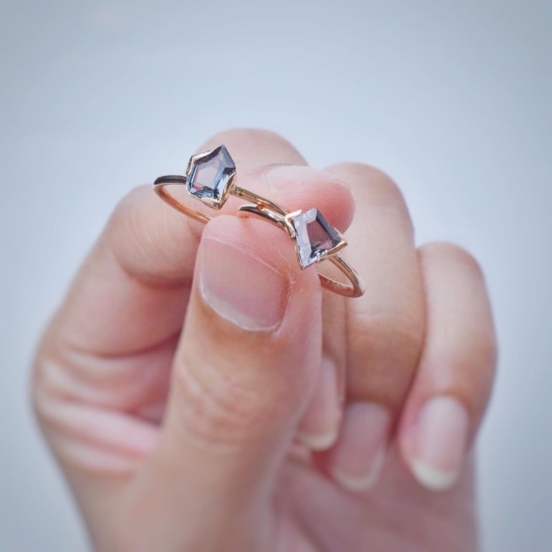 Spinel gemstone ring, The Nature model #minimthenature #minimsignature R523 - 戒指 - 纯银 