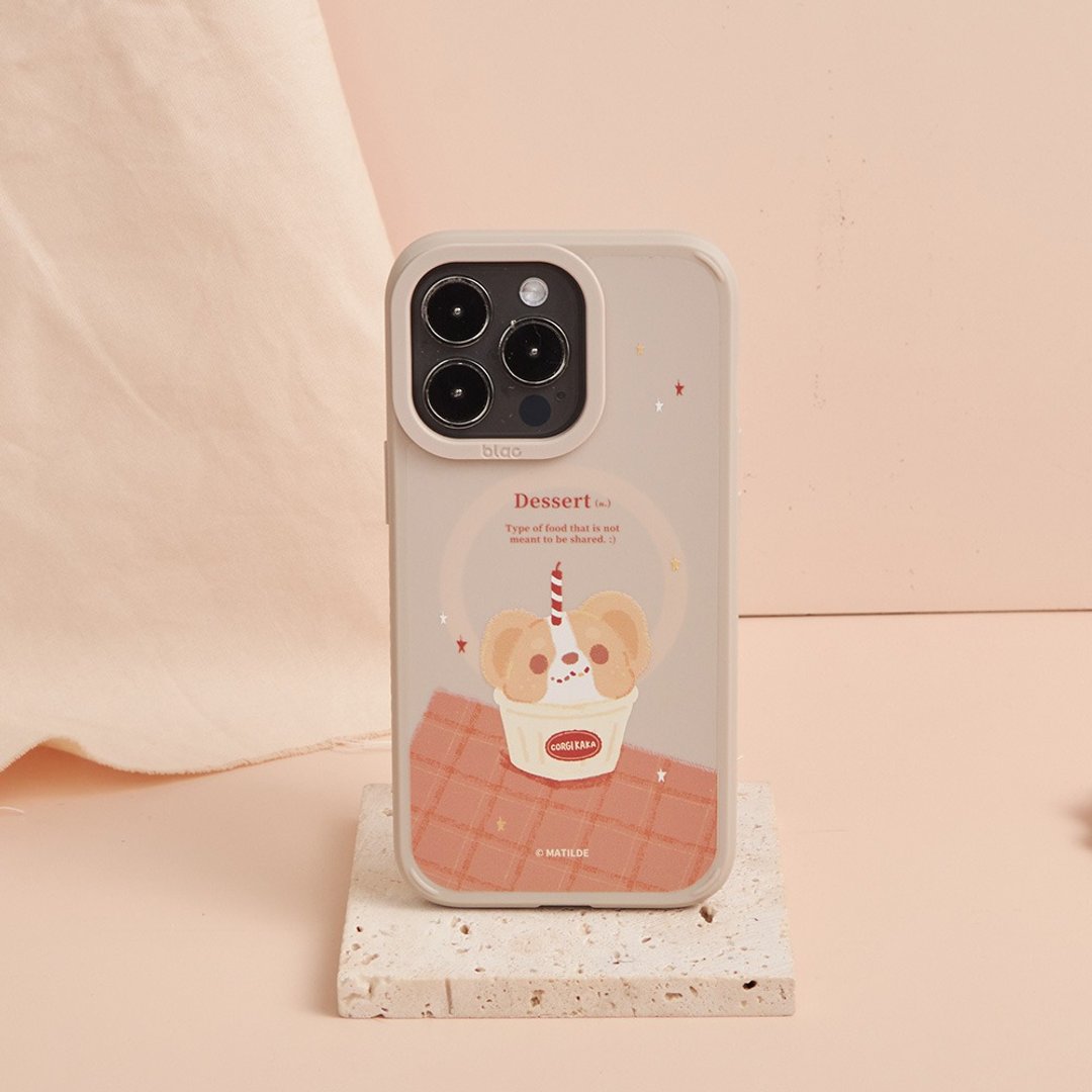 柯基犬卡卡好吃甜点峡谷强悍 MagSafe iPhone手机壳 - 手机壳/手机套 - 硅胶 多色