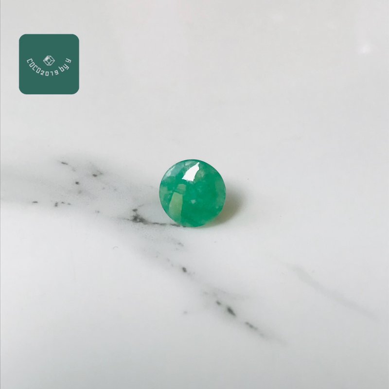 天然翡翠裸石 缅甸产 切割 R517-001 - 其他 - 玉石 绿色