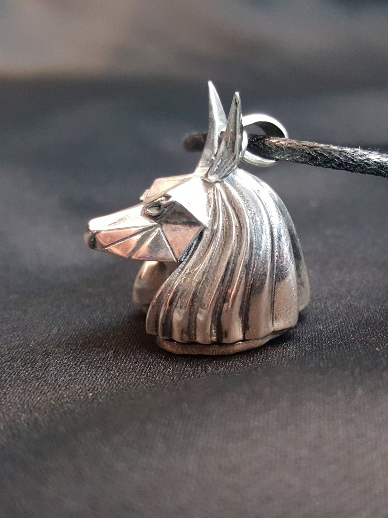 冥王 阿奴比斯 Anapa Necklace 930纯银 Silver - 项链 - 其他金属 银色