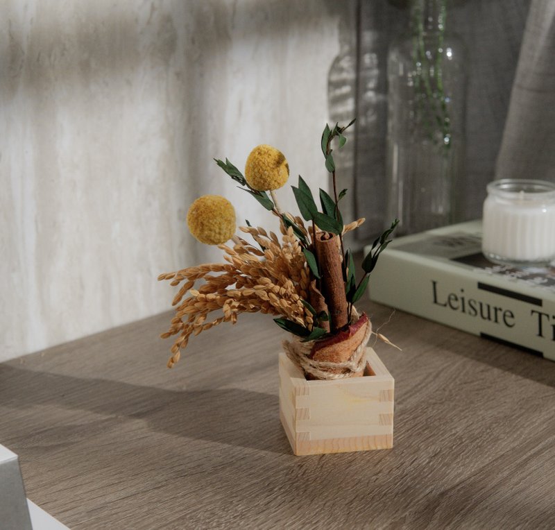 【手作材料包】米花穗 x 不凋干燥稻穗 - 植栽 - 植物．花 