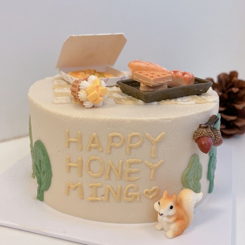 五寸野餐蛋糕*联系店家后再下单 - 猫罐头/鲜食 - 新鲜食材 