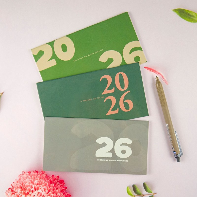 【conifer绿的事务】2026年48K轻巧月计划本+吊嘎凉爽超轻提袋组 - 笔记本/手帐 - 纸 多色