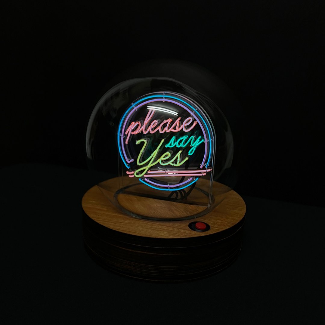 定制化礼物 生日礼物 玻璃球灯 - Led neon light 灯 字句 - 灯具/灯饰 - 玻璃 多色