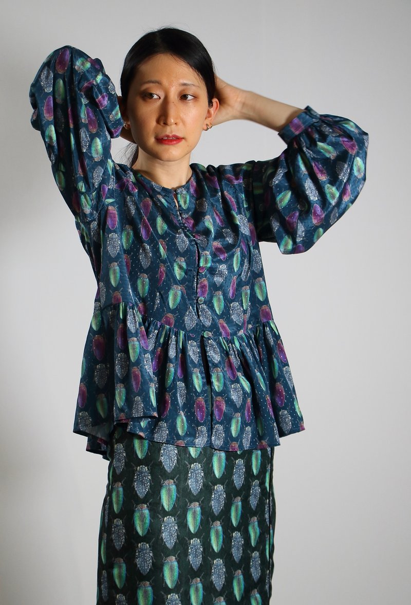 鹎甲虫衬衫 - 女装衬衫 - 聚酯纤维 