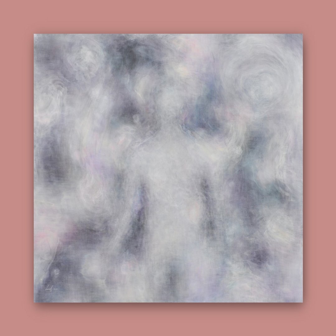 灵魂的距离 / 100 x 100 厘米 / 压克力彩 画作 / 2015年绘 - 海报/装饰画/版画 - 颜料 多色