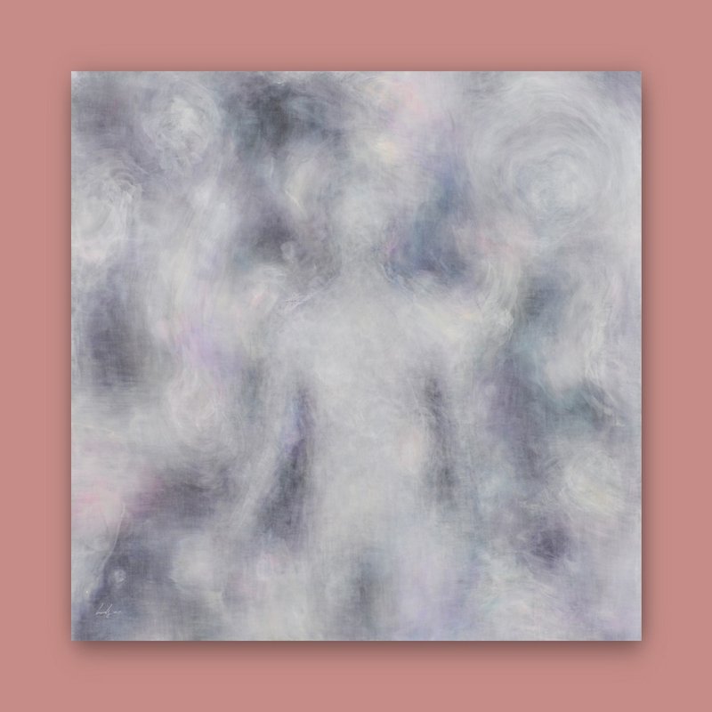 灵魂的距离 / 100 x 100 厘米 / 压克力彩 画作 / 2015年绘 - 海报/装饰画/版画 - 颜料 多色