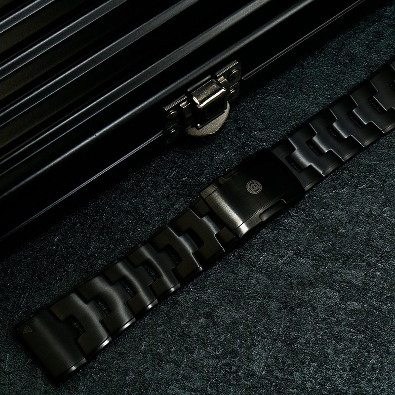 GARMIN 26mm 专用钛表带 II - Quickfit系统专用- 黑色 PVD -TIGT - 表带 - 其他金属 黑色