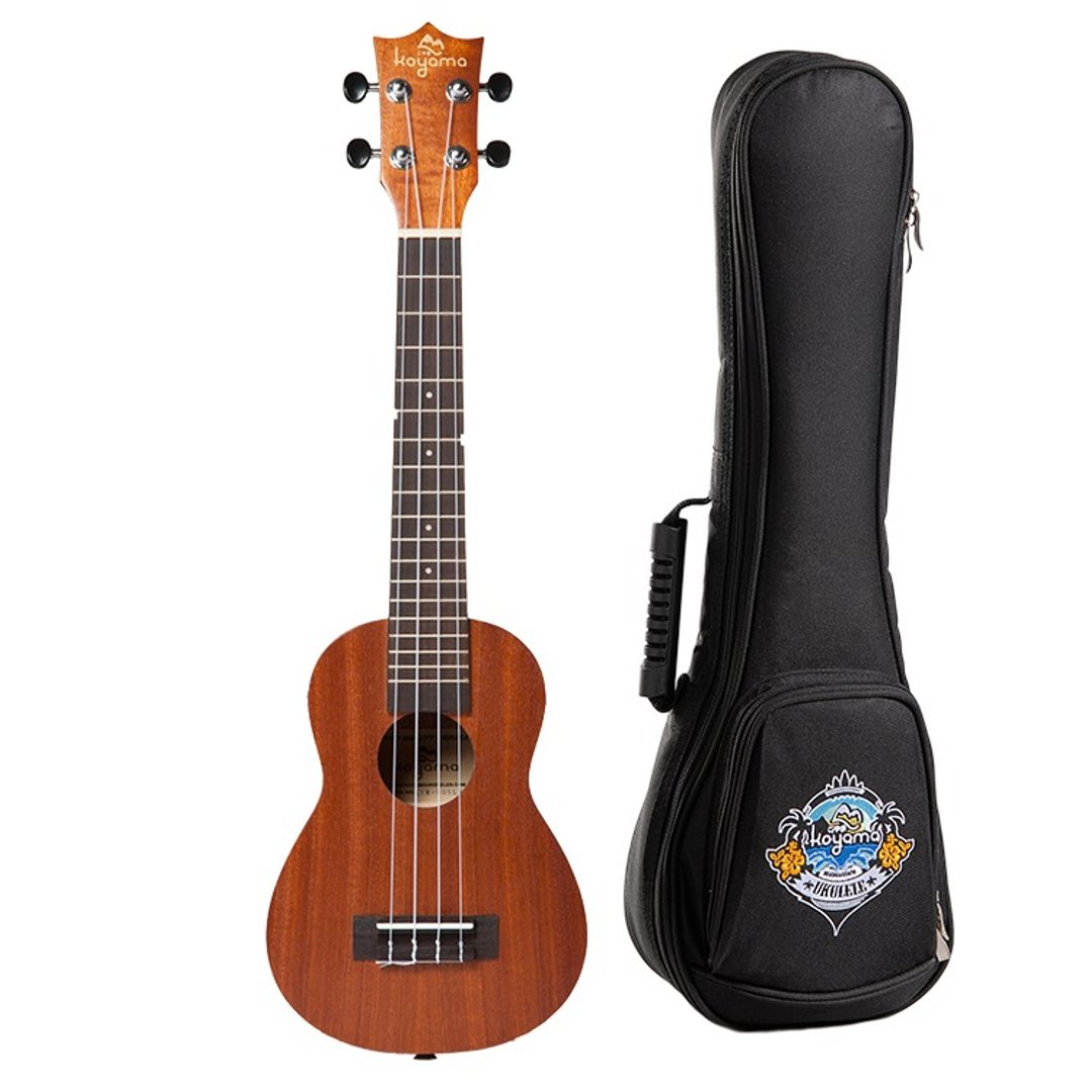 KYM-S55LN 21寸长颈乌克丽丽 桃花心木 Long Neck Soprano Ukulele - 吉他/乐器 - 木头 咖啡色