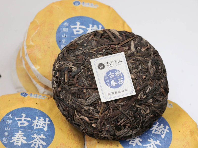 年节礼盒│布朗山生态古树春茶(100g/饼装) - 茶 - 其他材质 红色