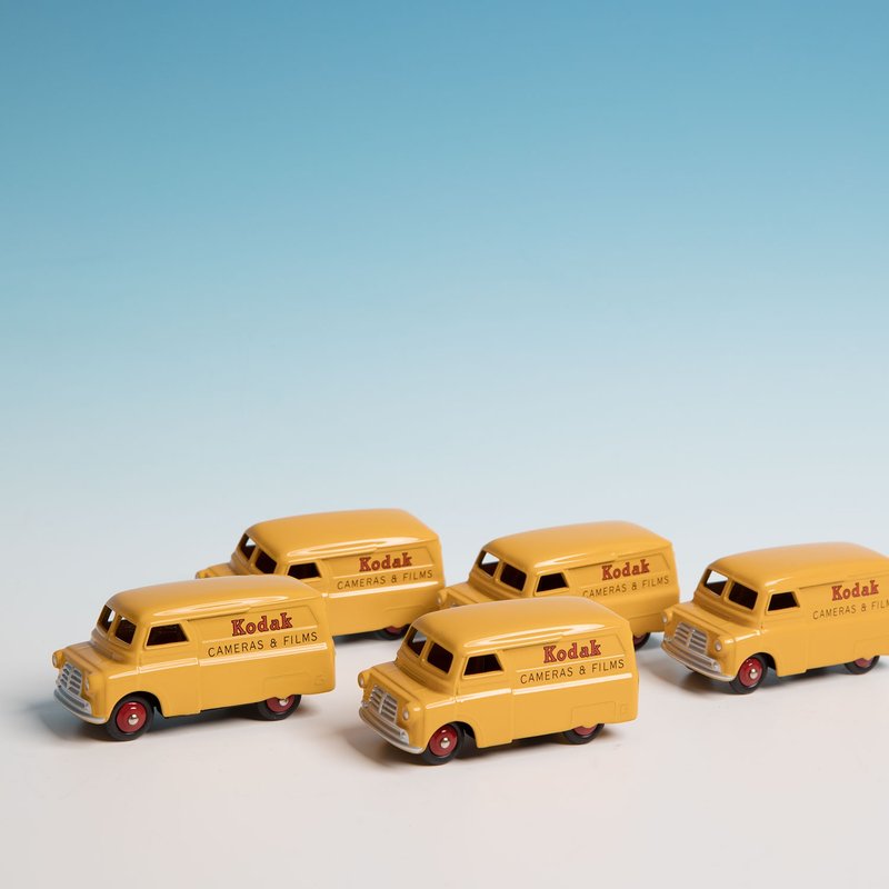 桑惠商号 复刻1950 Dinky Toys Kodak柯达 古董玩具货车  Bedford - 桌游/玩具 - 其他金属 黄色