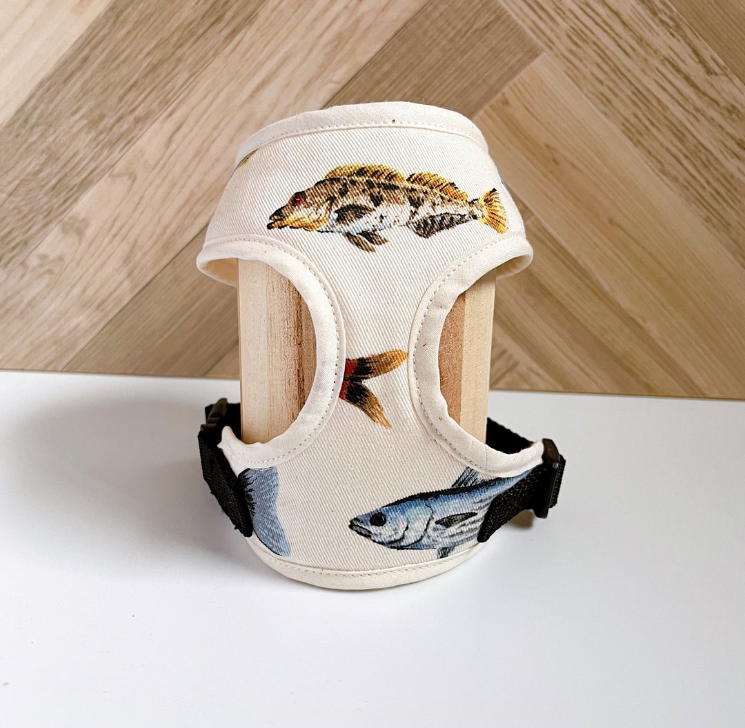 Fish / Cat harness - 其他 - 棉．麻 