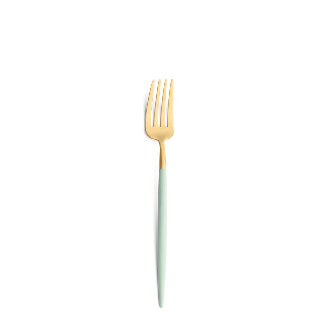葡萄牙 Cutipol  GOA  青玉金 21.5CM 主餐叉 - 餐刀/叉/匙组合 - 不锈钢 绿色