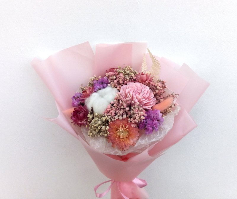 Dear Mommy||干燥花花束 干燥花 手作 花束 母亲节 毕业礼物 - 干燥花/捧花 - 植物．花 粉红色