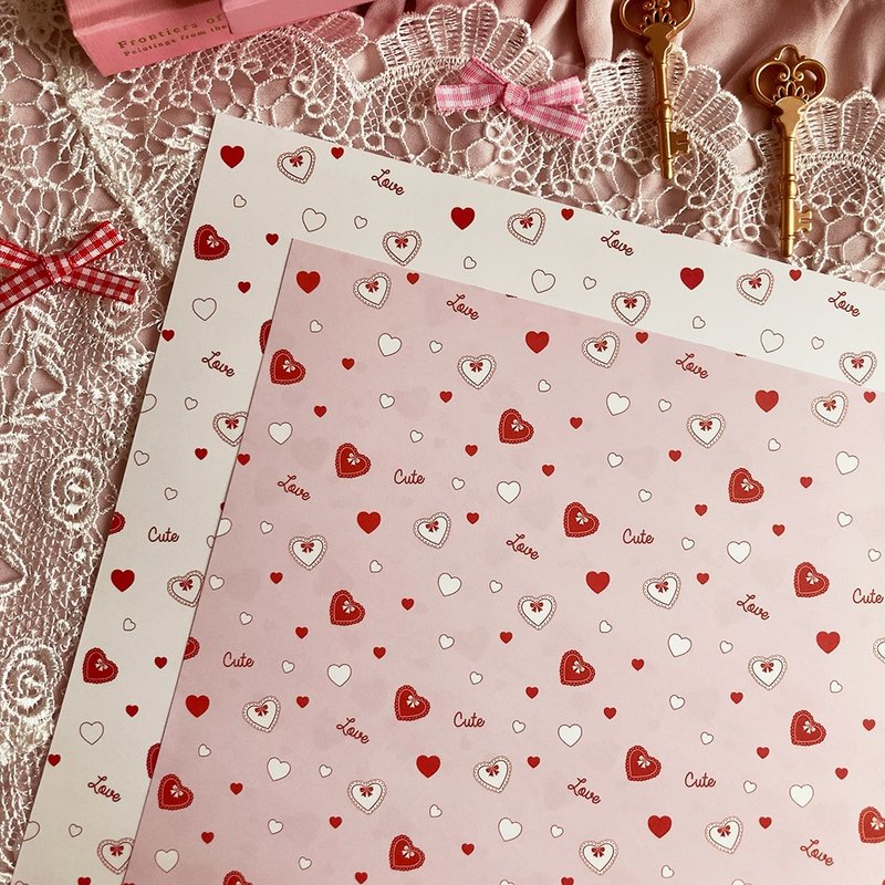 Love pop heart - 纸盒/包装盒 - 纸 粉红色