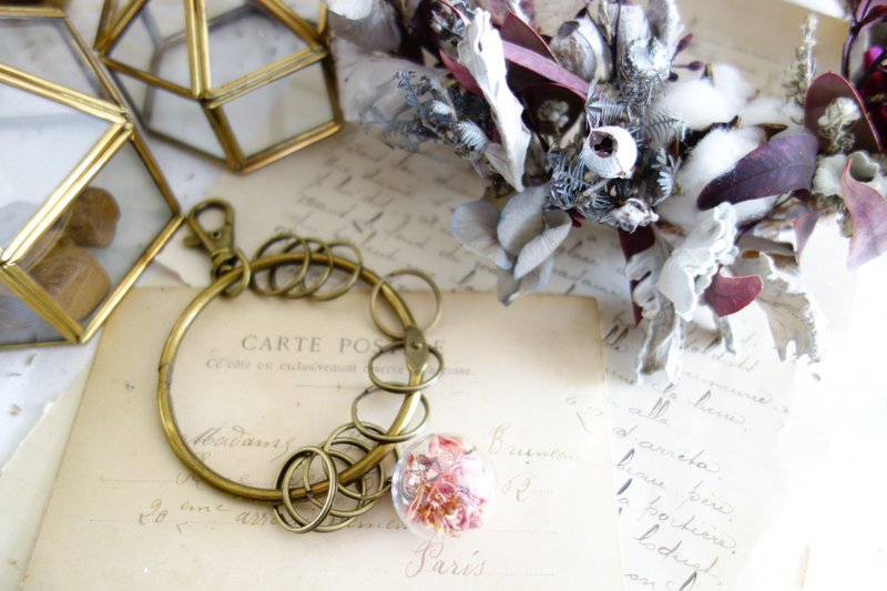 小星球钥匙圈迷你纸鹤 生日 闺蜜 订制专属祝福花礼 圣诞礼物 - 钥匙链/钥匙包 - 玻璃 多色