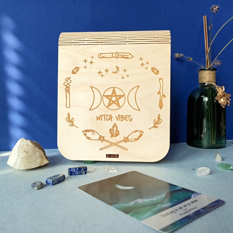 Witch box magic things storage. Trinkets altar box esoteric mystic - 收纳用品 - 木头 