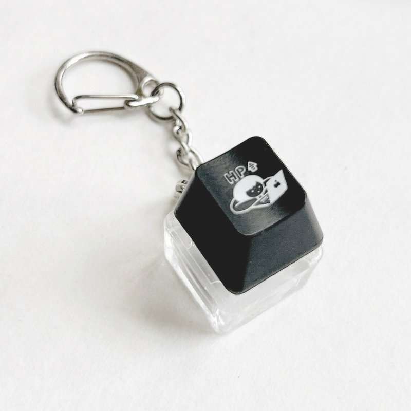 吴郁小姐减压按键匙扣 | HP值 (工作中) - 钥匙链/钥匙包 - 塑料 黑色
