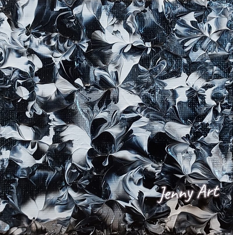 北欧系列 无框画 压克力画 抽象画 画作 挂画 居家摆设 - 海报/装饰画/版画 - 其他材质 黑色