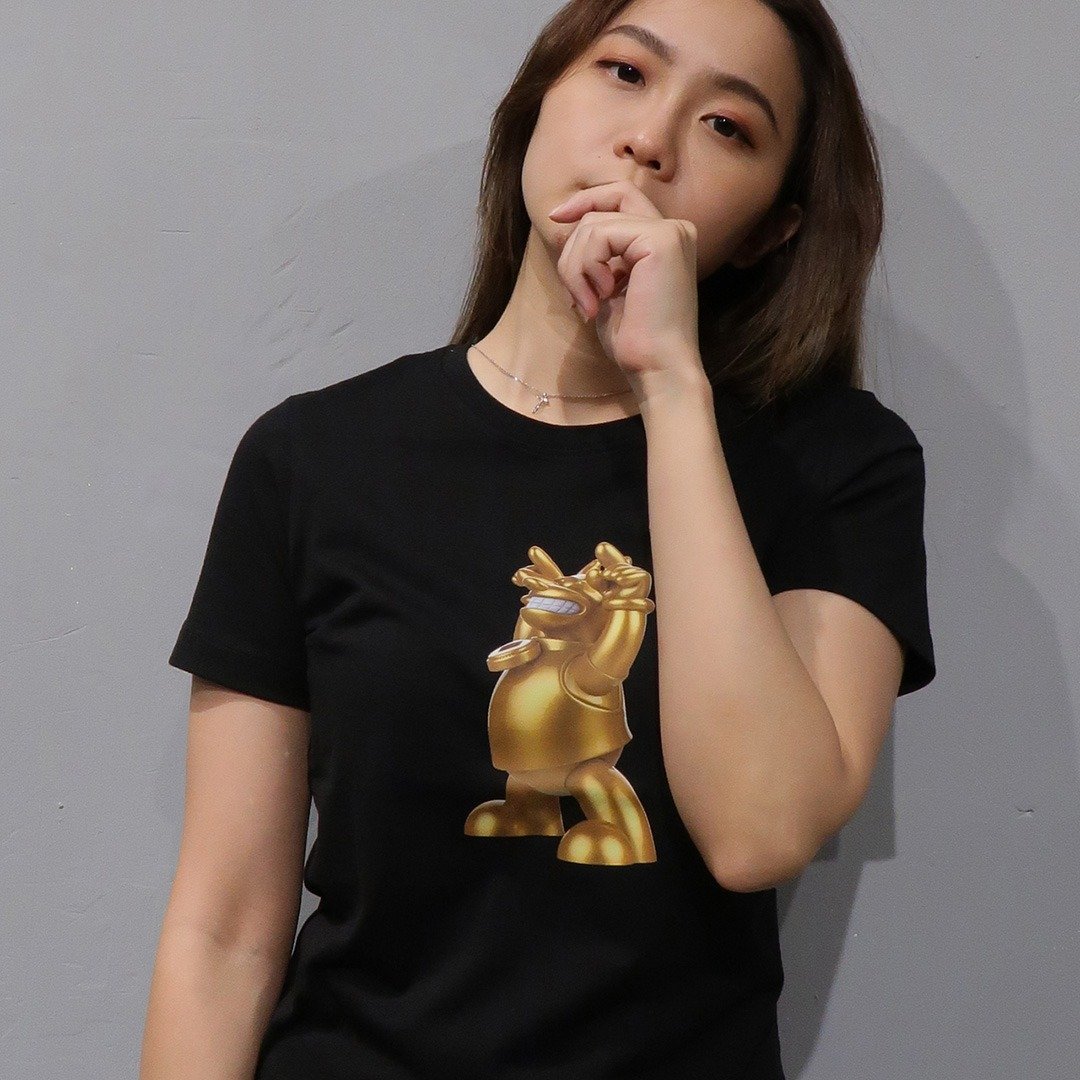 犇向未来 / 女 / T恤 - 女装 T 恤 - 棉 黑色