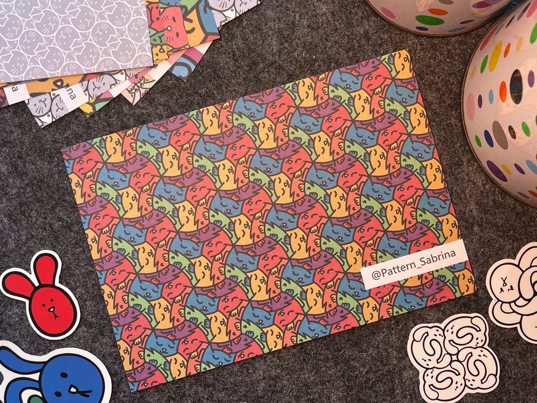 【明信片】猫鱼系列 Cat&fish_p3_A_荷兰纸 - 卡片/明信片 - 纸 多色